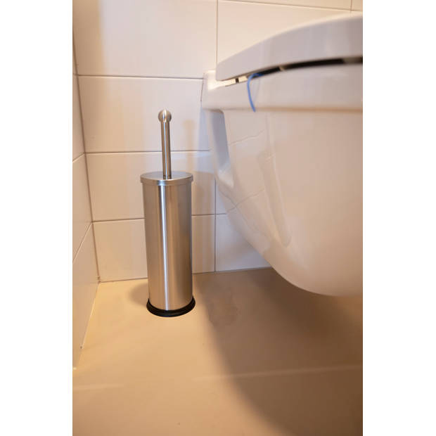 Badkamerset - pedaalemmer 3 liter - toiletborstel - RVS