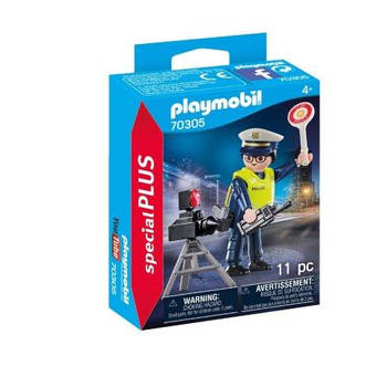 Playmobil Special Plus politieman met flitcontrole 70305