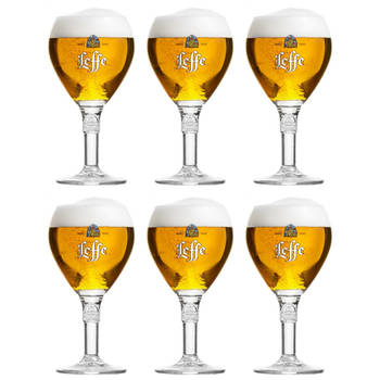 Leffe Bierglazen - 250 ml - 6 stuks