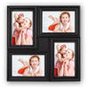 ZEP - Kunststof Multi Fotolijst Malaga Zwart voor 4 foto's 10x15 (afmeting 31x31 cm) - H032B