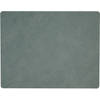LIND DNA Placemat Hippo - Leer - Pastel Green - 45 x 35 cm