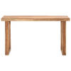 The Living Store Eettafel Massief Sheeshamhout - 140 x 70 x 76 cm - Rustieke charme