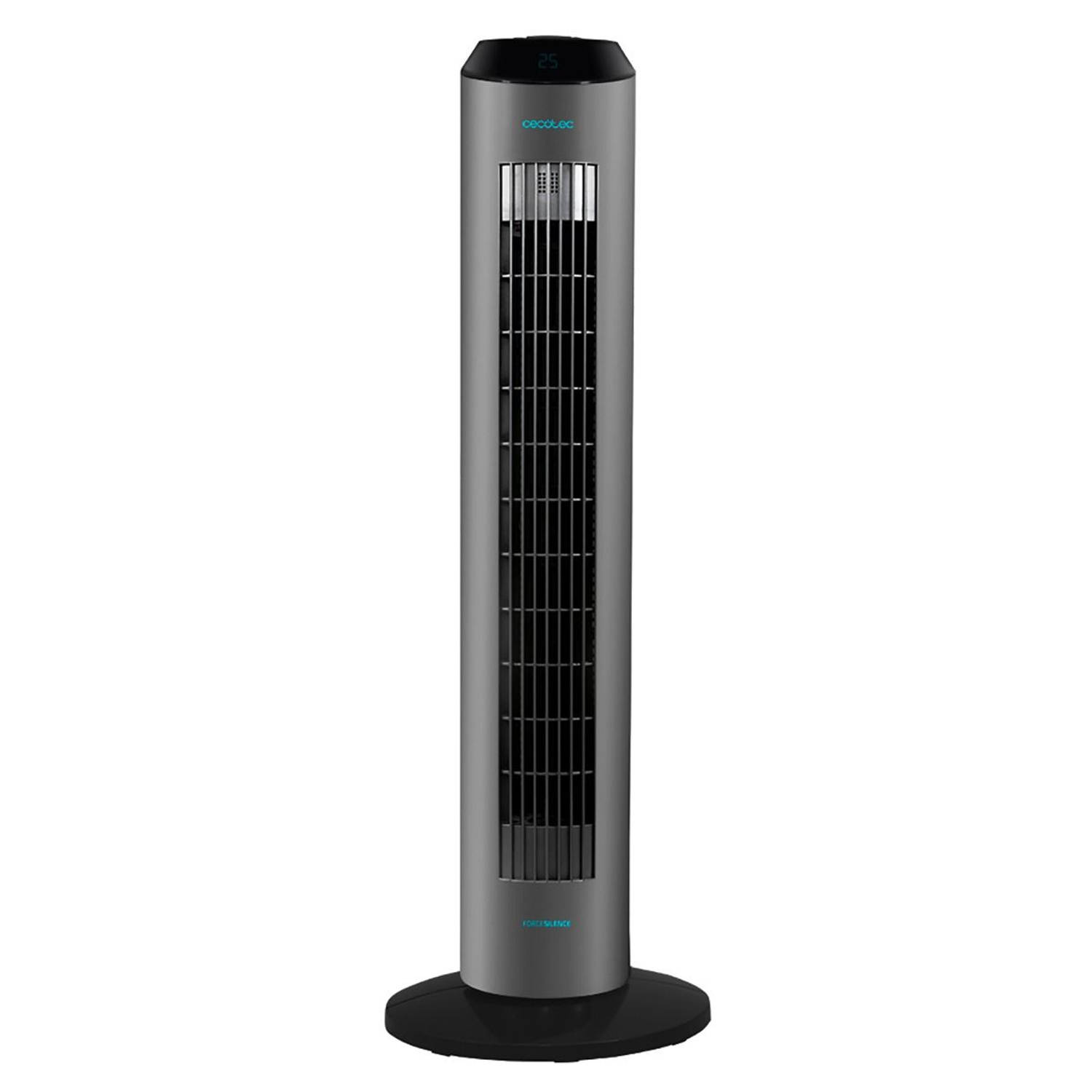 Cecotec Stille Torenventilator - Ionisator luchtverfrisser - Afstandsbediening en timer - Oscillerende kolomventilator - Ventilator staand