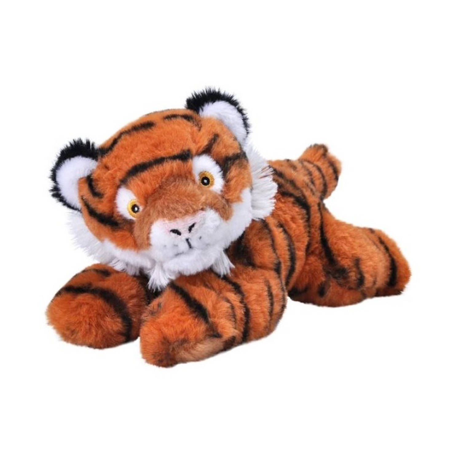 Wild Republic knuffel tijger Ecokins Mini junior 20 cm pluche oranje