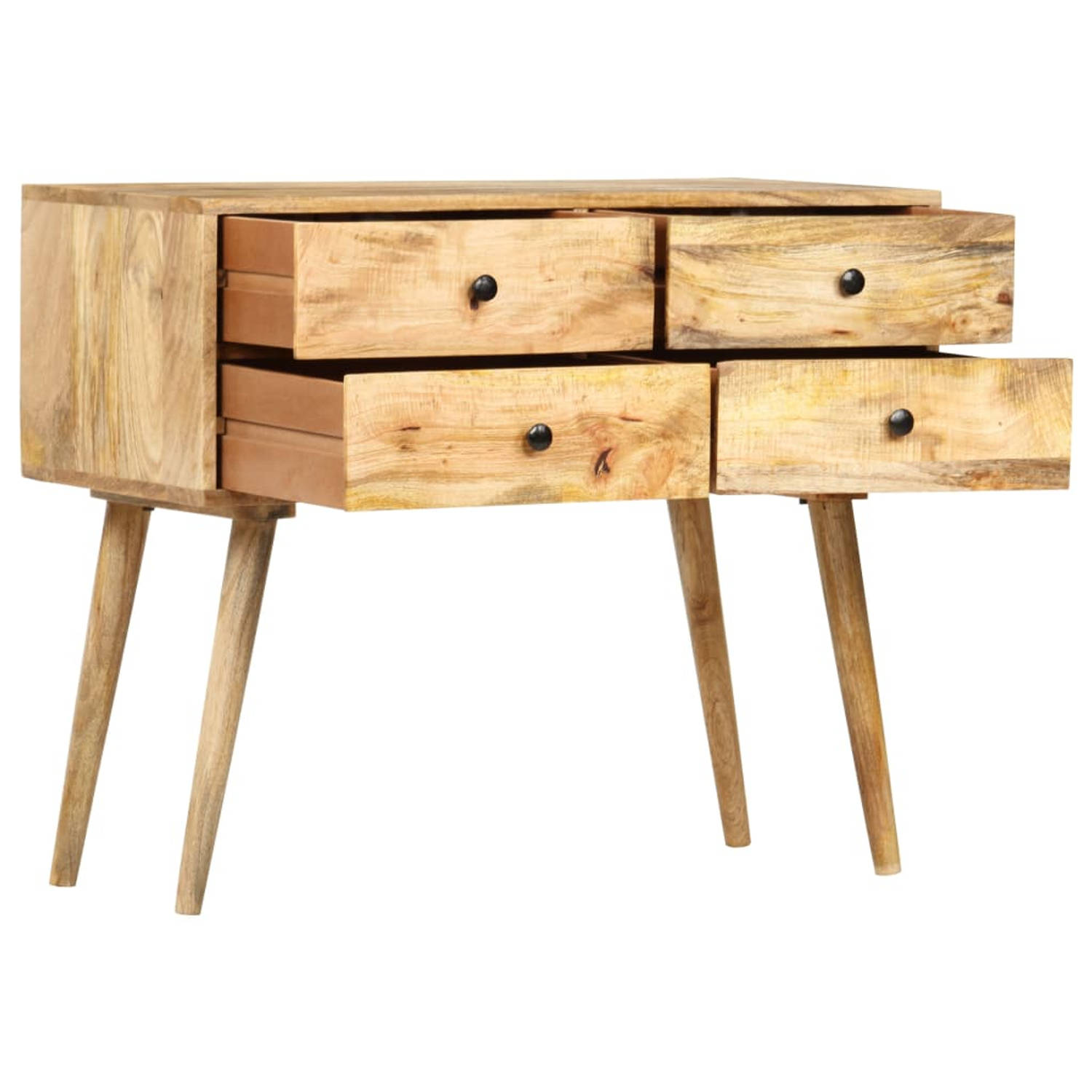 The Living Store Dressoir 85x40x71 cm massief mangohout - Keukenkast