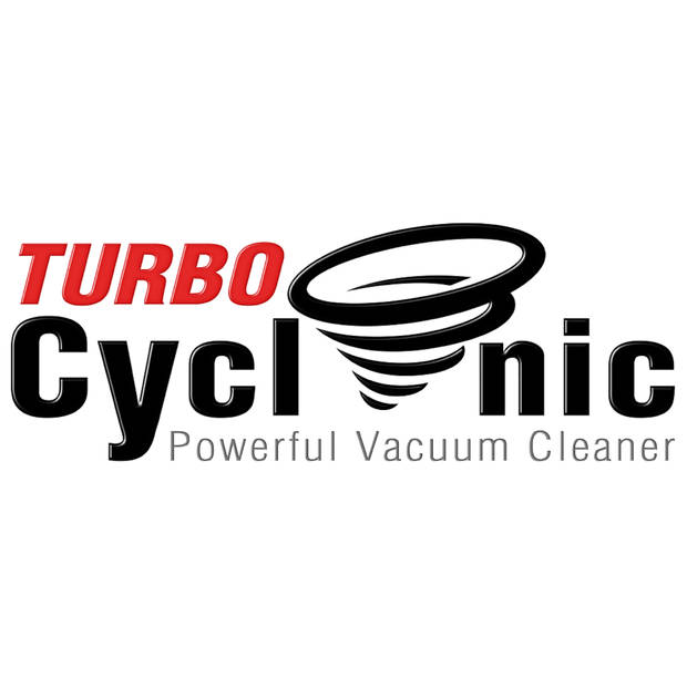 TurboTronic CV07 Stofzuiger zonder Zak - Vacuum Cleaner - Zwart/Oranje