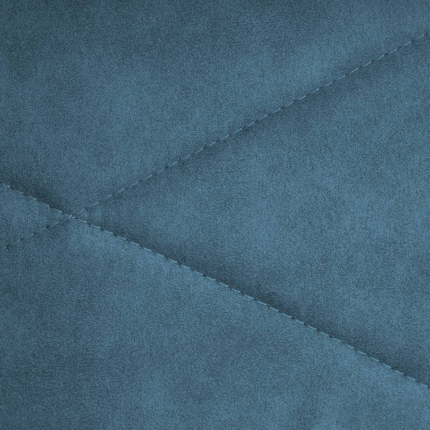 Beliani DARIEN - Barkruk-Blauw-Polyester