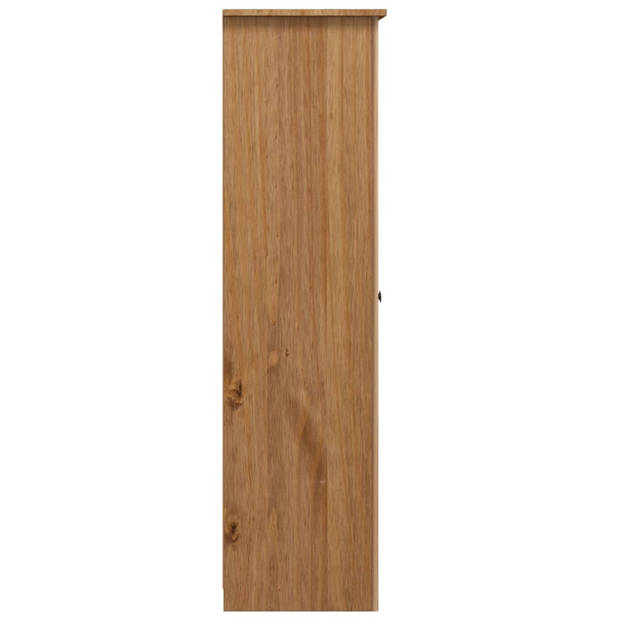 vidaXL Kledingkast 3 deuren Panama Range 118x50x171,5 cm grenenhout