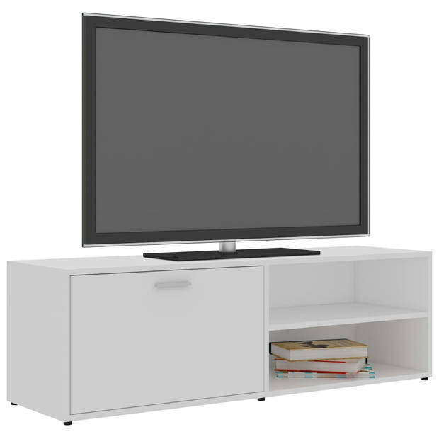 vidaXL Tv-meubel 120x34x37 cm bewerkt hout wit