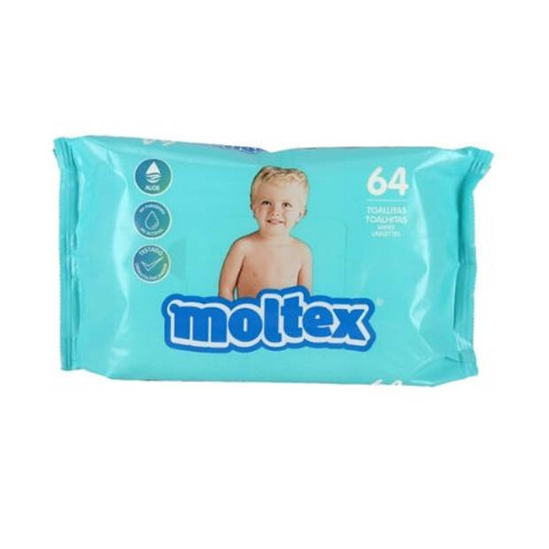 Moltex Billendoekjes Baby - 3x64 stuks - Babydoekjes - Vochtige doekjes - Zachte doekjes - Alcoholvrij - Parfumvrij