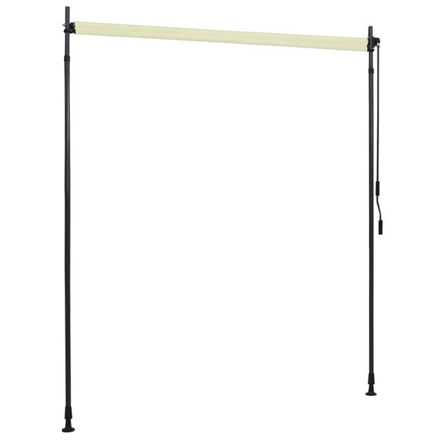 vidaXL Rolgordijn voor buiten 200x270 cm crème