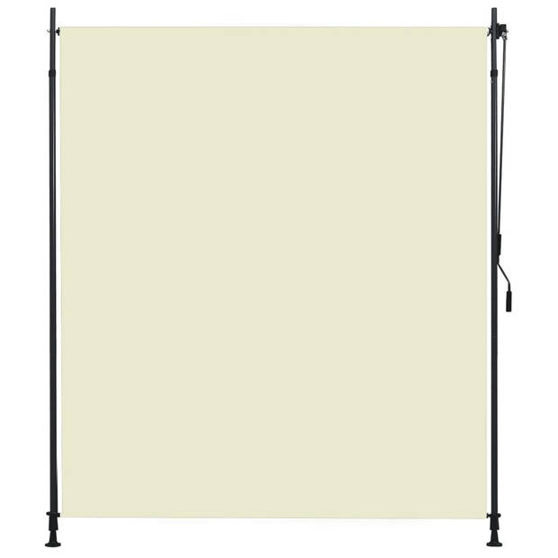 vidaXL Rolgordijn voor buiten 200x270 cm crème