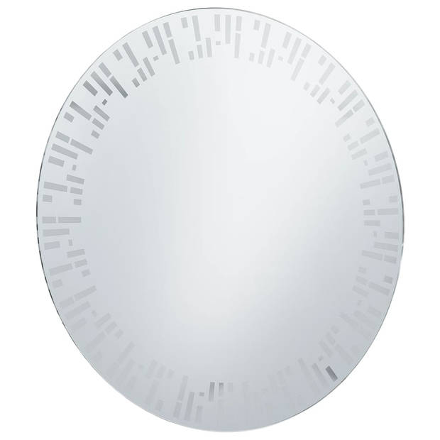 The Living Store LED-spiegel - ronde badkamerspiegel - 80 cm - IP44