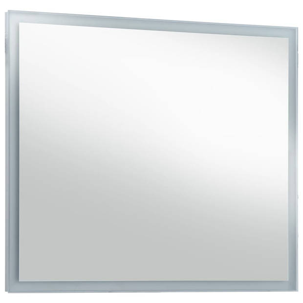 The Living Store Badkamerspiegel LED - 80 x 60 cm - IP44 gekeurd