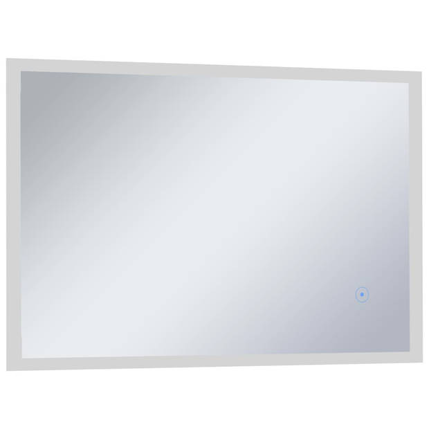 The Living Store LED Spiegel - Badkamer - 100 x 60 cm - IP44 gekeurd