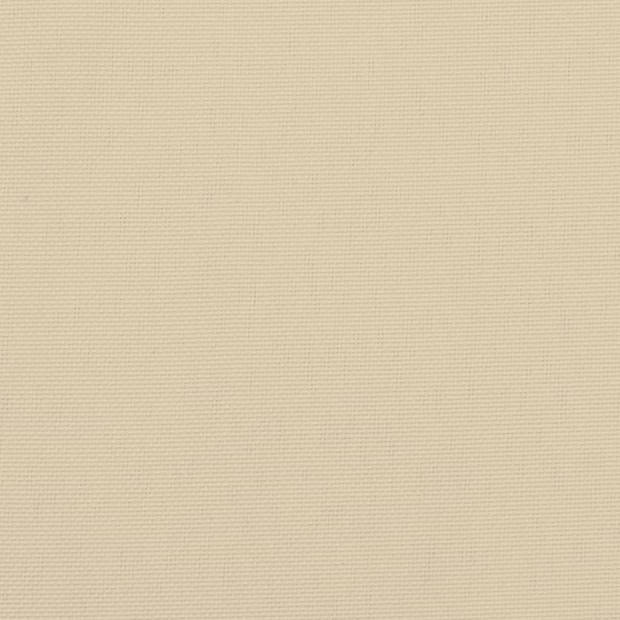 The Living Store Palletkussen - Polyester - 60 x 61.5 x 10 cm - Beige