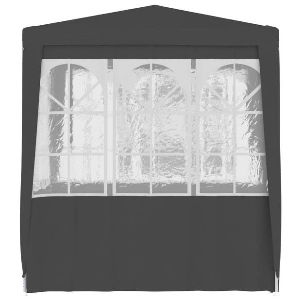 vidaXL Partytent met zijwanden professioneel 90 g/m² 2x2 m antraciet