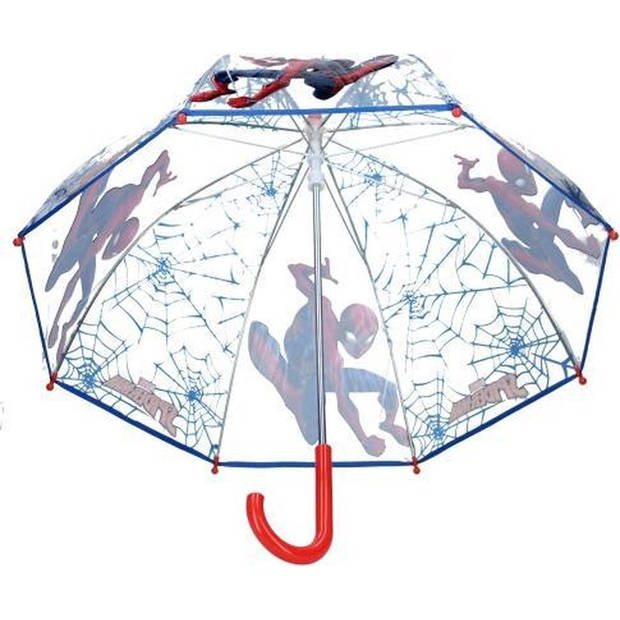 Marvel Spiderman kinder paraplu gekleurd 73 cm - Paraplu's