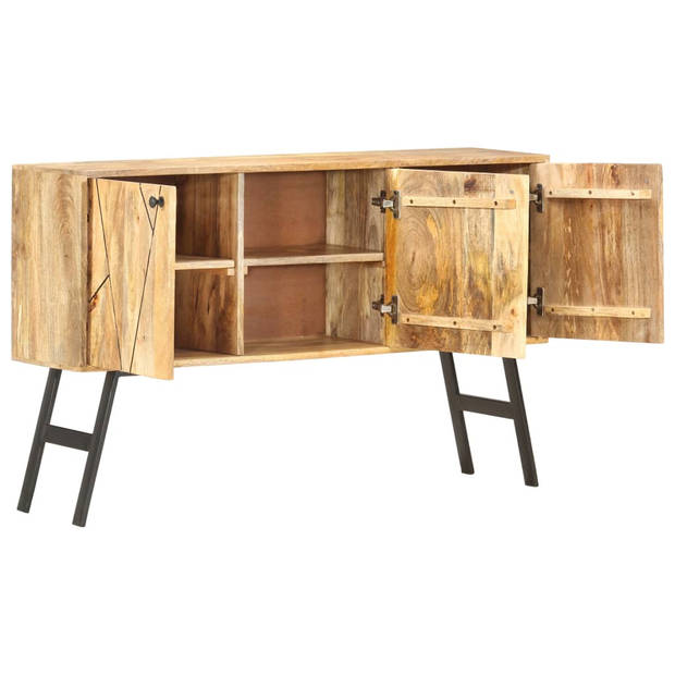 The Living Store Vintage Massief Mangohouten Dressoir - 118 x 30 x 75 cm - Bruin