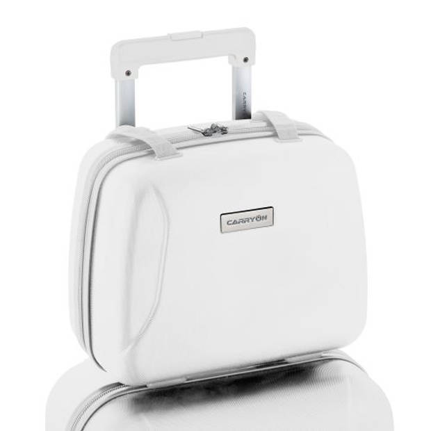 CarryOn ‘Skyhopper’ Beautycase Make-up Koffer Luxe Toilettas Cijferslot Wit