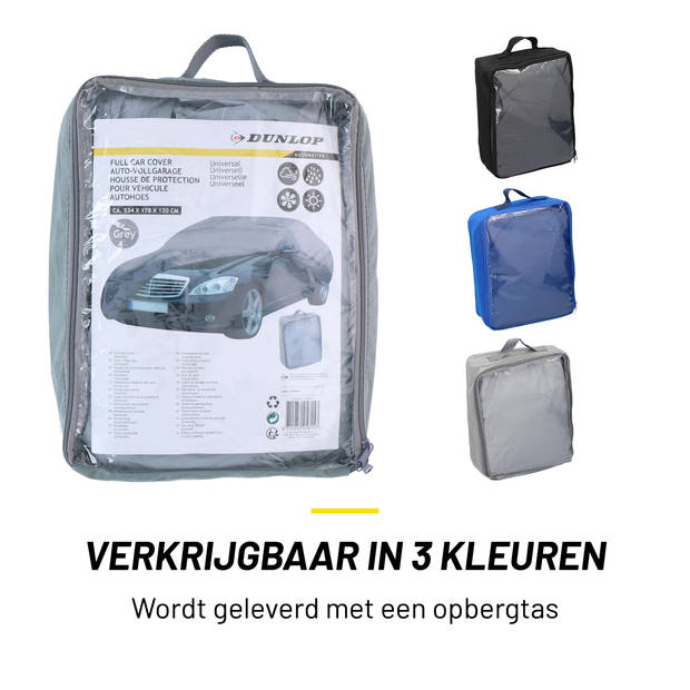 Dunlop Autohoes XL - Beschermhoes Auto Universeel - Auto Hoes 534 x 178 x 120 cm