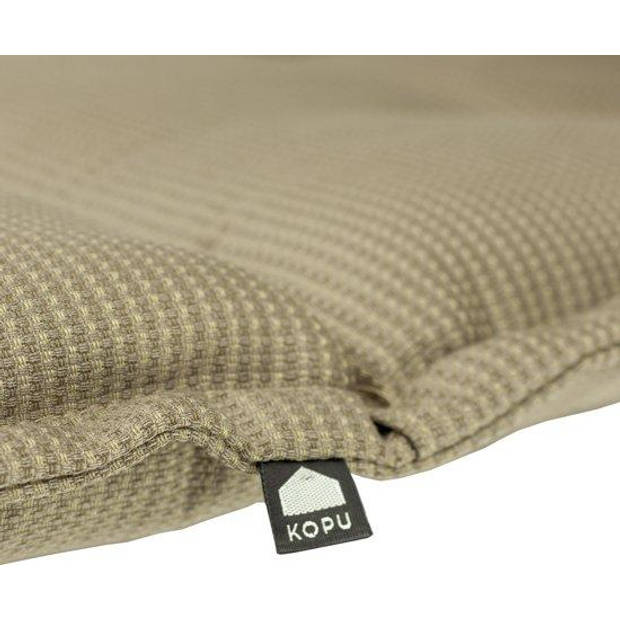 Kopu® Manchester Sand - Comfortabel Tuinkussen met Hoge Rug - Zand