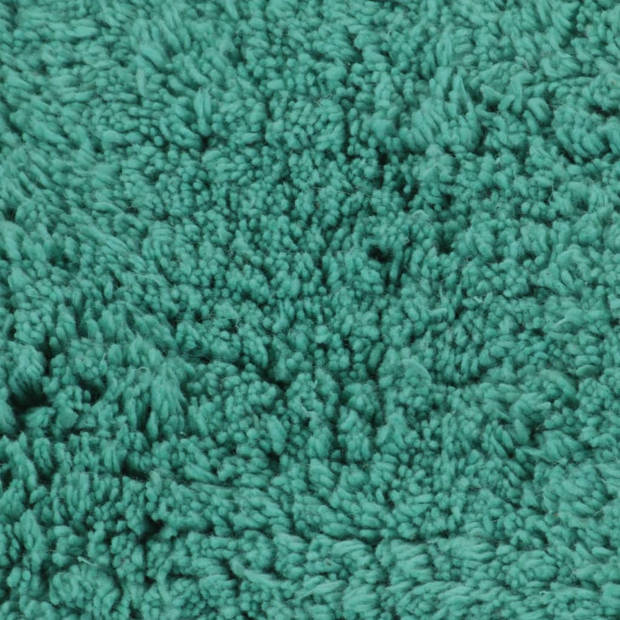 vidaXL Badmattenset stof turquoise 3-delig
