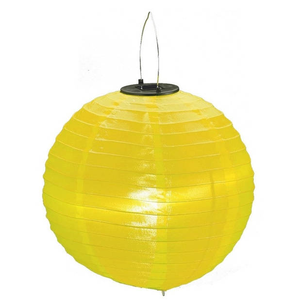 Lampionnen op zonne energie geel 30 cm - Lampionnen