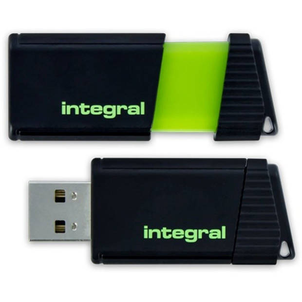 Integral USB Stick 2.0 Pulse 128GB Groen