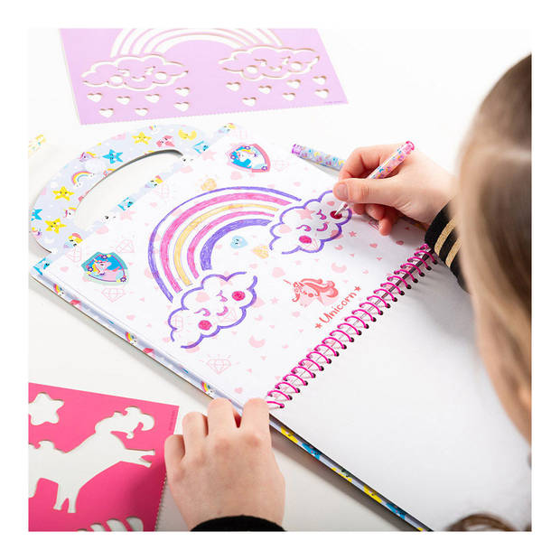 Totum activiteitenboek Designer unicorn meisjes 30-delig