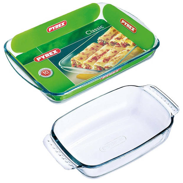 2x Ovenschaal/braadslede 1,2 en 3,7 liter - Ovenschalen