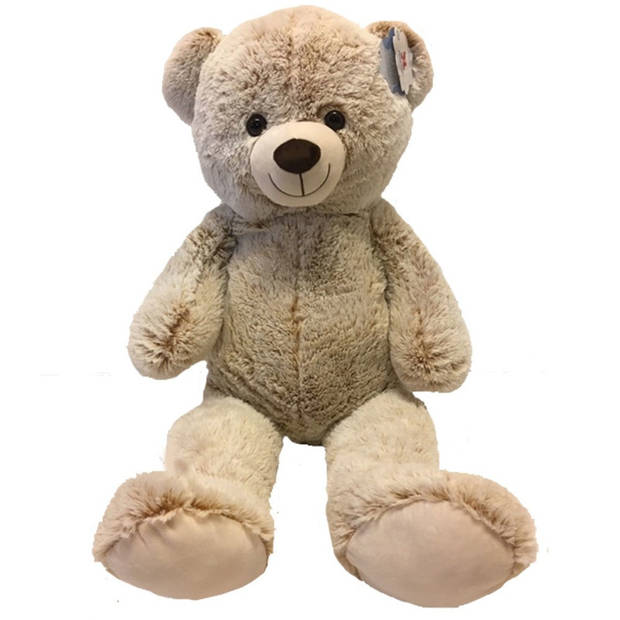Grote pluche beige beer/beren knuffel 100 cm speelgoed - Knuffelberen