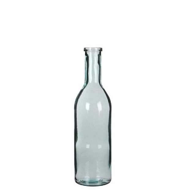 Decoratiefles / glazen fles transparant 50 x 15 cm - Vazen