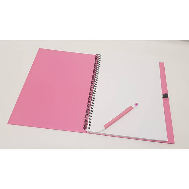 Tekeningen maken schetsboek A4 roze kaft - Schetsboeken