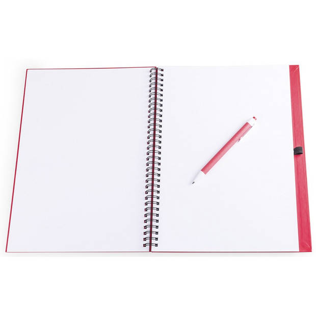 Tekeningen maken schetsboek A4 rode kaft - Schetsboeken
