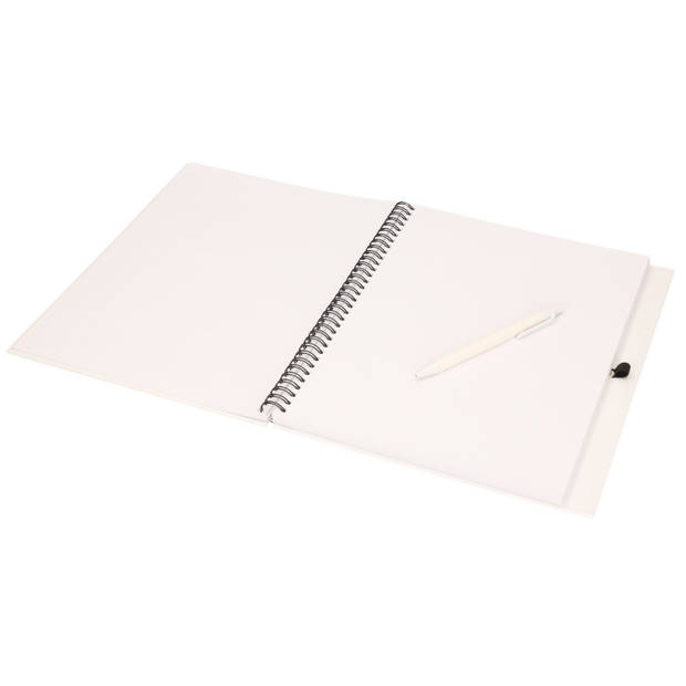 Tekeningen maken schetsboek A4 witte kaft - Schetsboeken