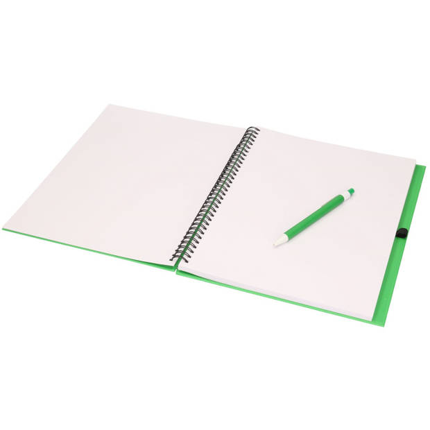 Tekeningen maken schetsboek A4 groene kaft - Schetsboeken