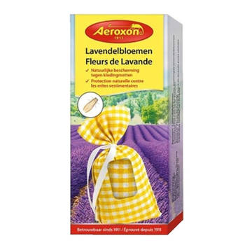 1x Zakje lavendelbloemen anti-motten bestrijding - Insectwerende middelen - Ongediertebestrijding