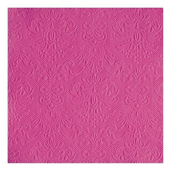 Servetten roze barok thema 3-laags 45 stuks - Feestservetten