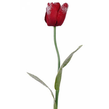 Kunst tulpen rood 65 cm - Kunstbloemen