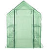 The Living Store Tuinkas - Compacte Inloopkas - 143x214x196 cm - Groen