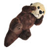 Wild Republic Pluche knuffel zee otter - 20 cm - met echt geluid - Speelgoed knuffeldieren - Knuffelberen