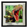 Dinosaurus foto in lijst 3 dimensionaal - Posters