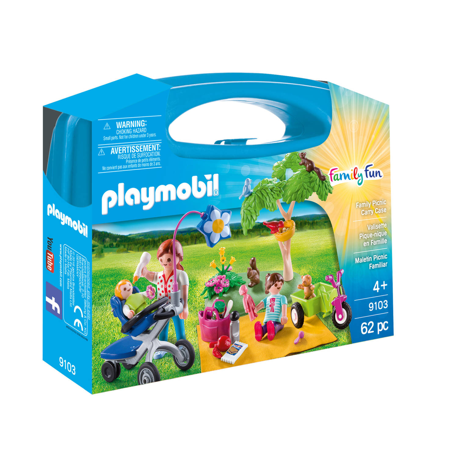 Bij elkaar passen Handel geest Playmobil familie picknick meeneemkoffer 9103 | Blokker