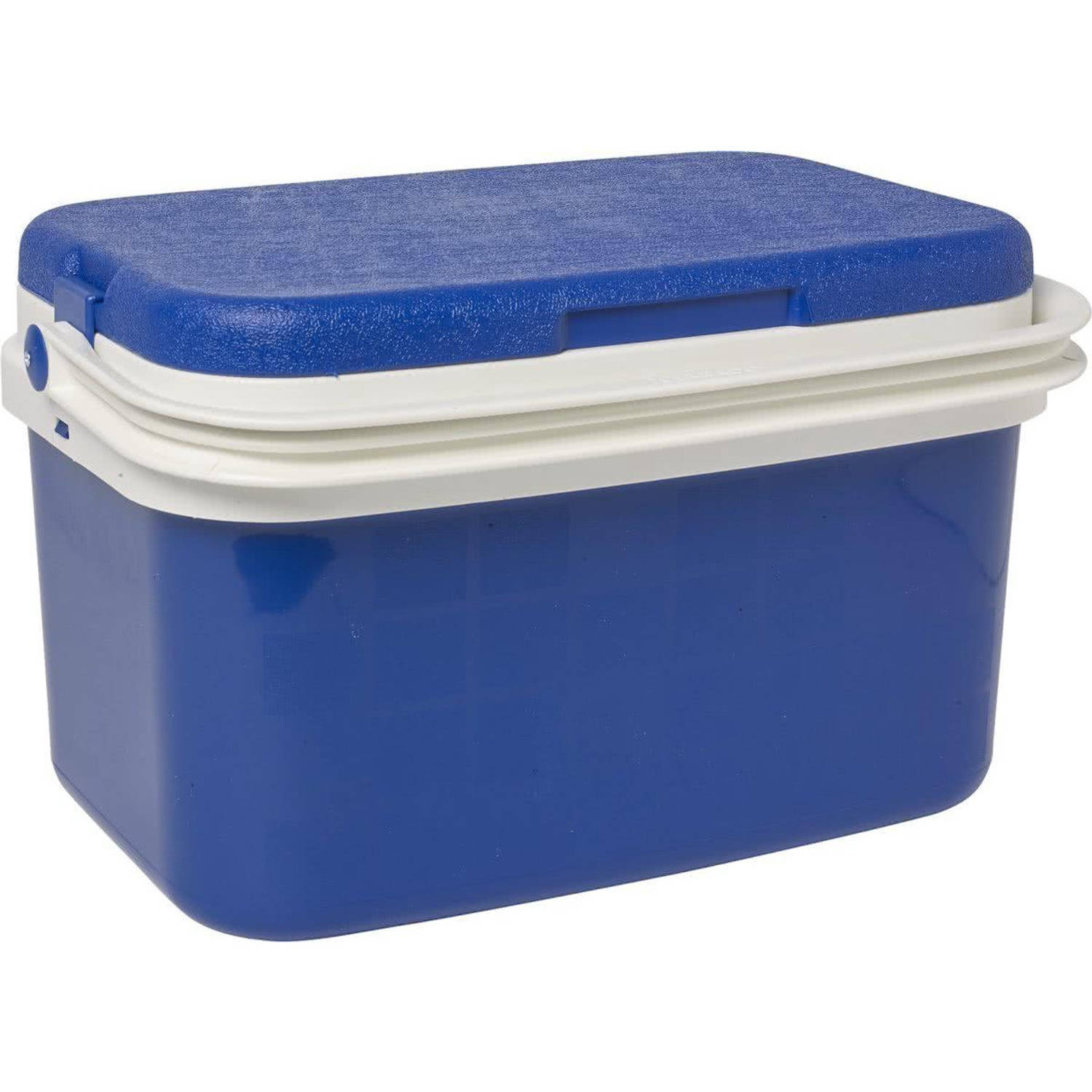 Koelbox donkerblauw 16 liter 42 x 29 x 26 cm - Koelboxen