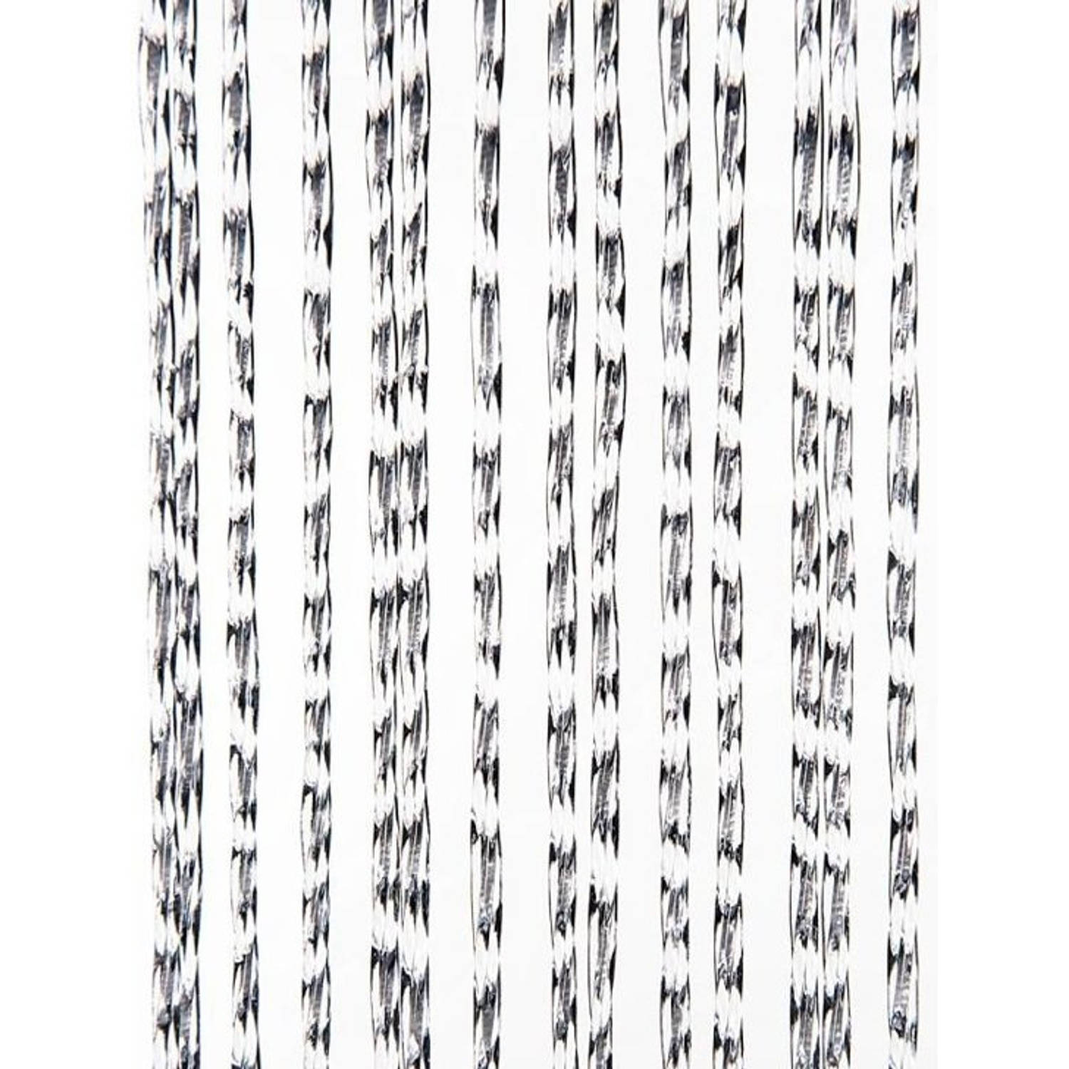 Vliegengordijn-deurgordijn- Marloes 100x240 cm tra/zwart
