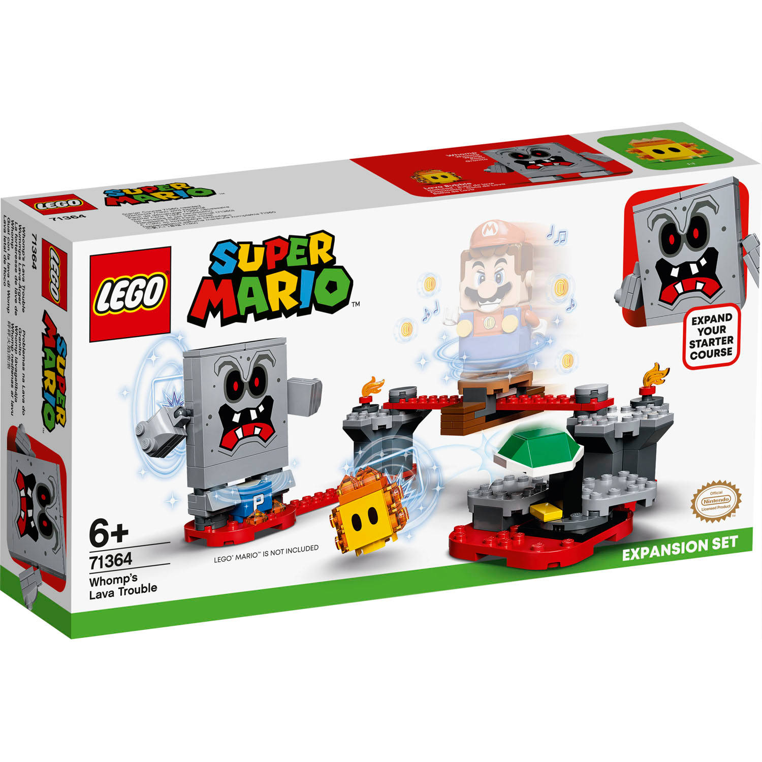 LEGO Super Mario Uitbreidingsset Whomps Lavafort - 71364