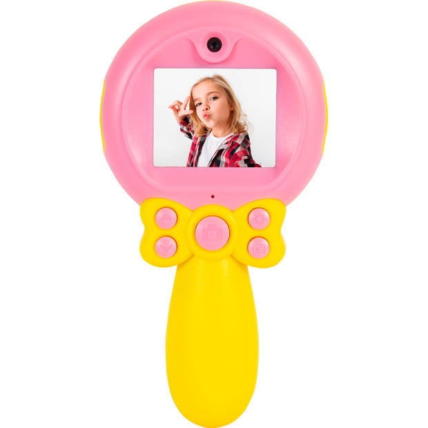 Silvergear Kindercamera Fototoestel Lollipop - Roze - Inclusief 16GB SD Kaart - 2 Inch LCD-scherm