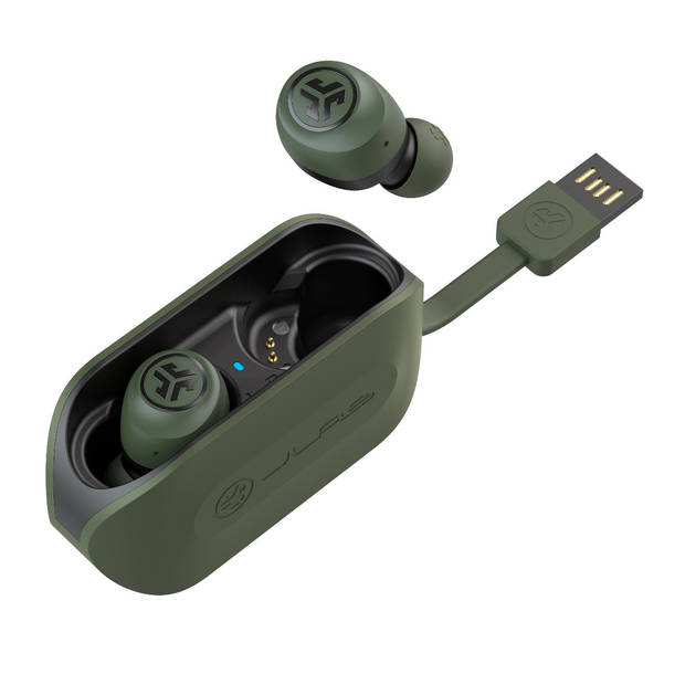 JLab Audio Go Air Ware Draadloze Bluetooth Oordopjes + Oplaadcase - Army