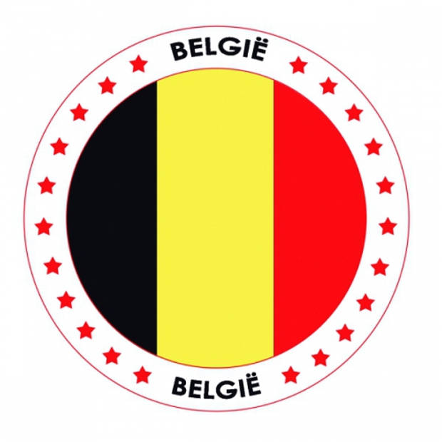 Belgie thema bierviltjes 25 stuks - Bierfiltjes